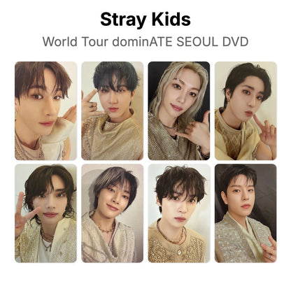 Stray Kids World Tour dominATE SEOUL DVD photocard oficial