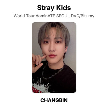 Stray Kids World Tour dominATE SEOUL DVD/Blu-ray โฟโต้การ์ดของแท้