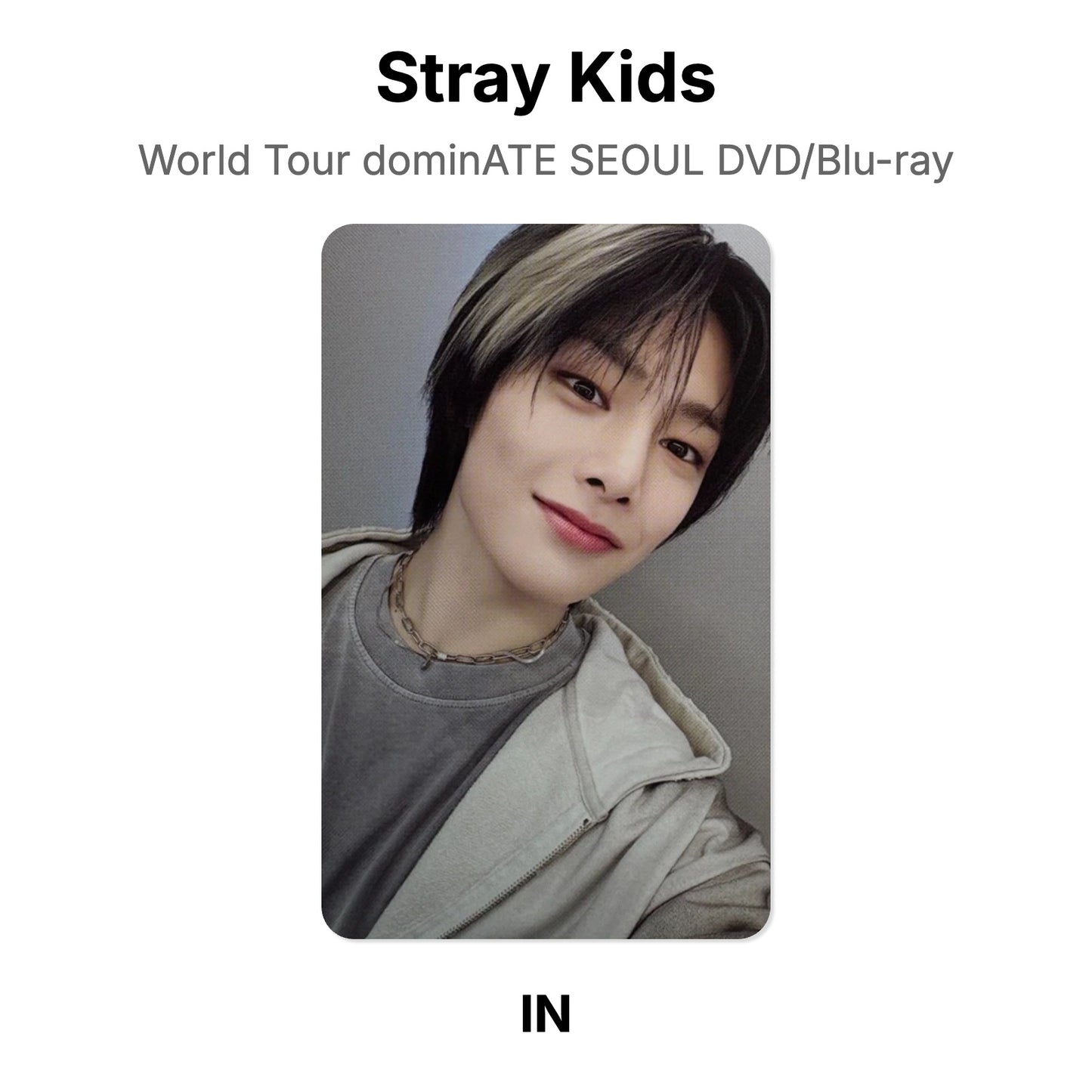 Stray Kids World Tour dominATE SEOUL DVD/Blu-ray โฟโต้การ์ดของแท้