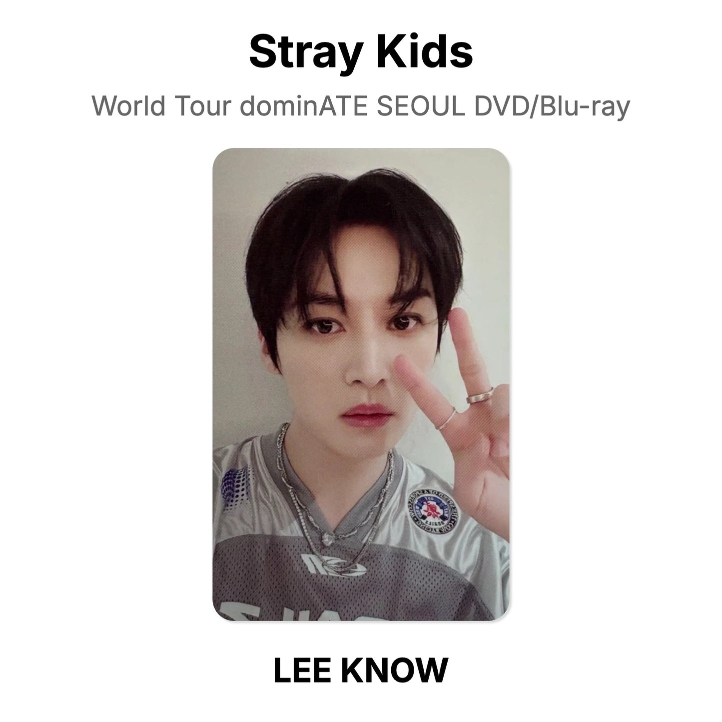 Stray Kids World Tour dominATE SEOUL DVD/Blu-ray โฟโต้การ์ดของแท้