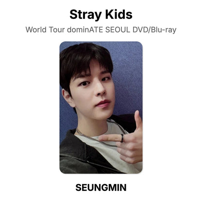 Stray Kids World Tour dominATE SEOUL DVD/Blu-ray โฟโต้การ์ดของแท้