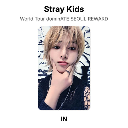 Stray Kids World Tour dominATE SEOUL REWARD photocard resmi