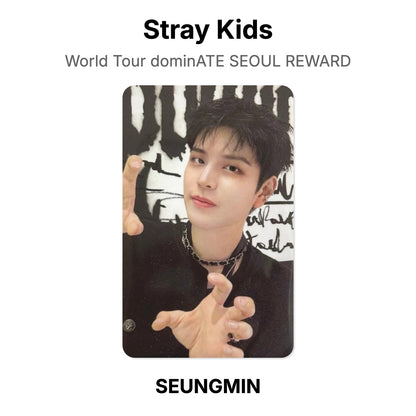 Stray Kids World Tour dominATE SEOUL REWARD photocard resmi