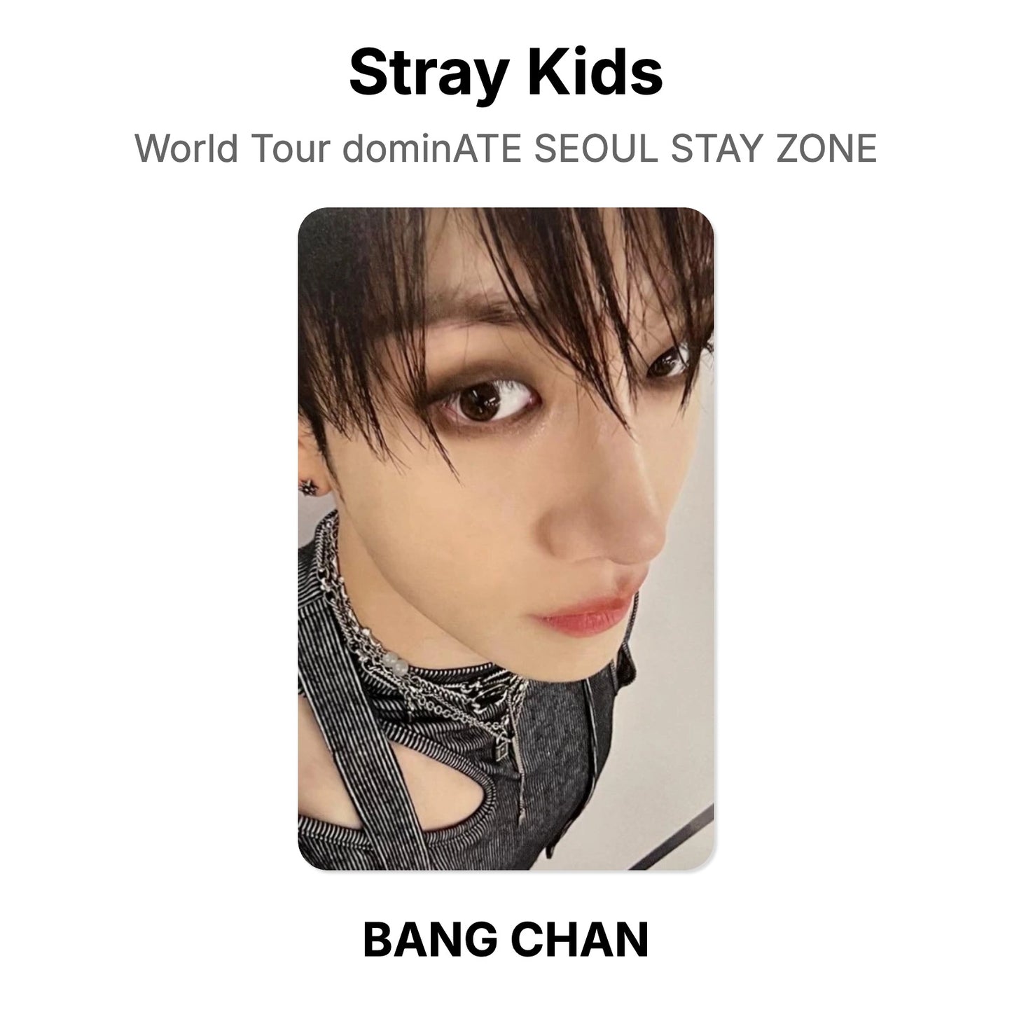 Stray Kids World Tour dominATE SEOUL STAY ZONE photocard resmi
