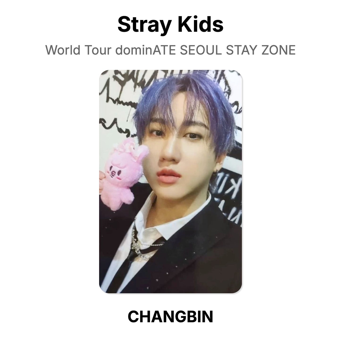 Stray Kids World Tour dominATE SEOUL STAY ZONE photocard resmi