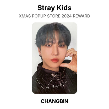 Stray Kids XMAS POPUP STORE 2024 REWARD Official Photocard