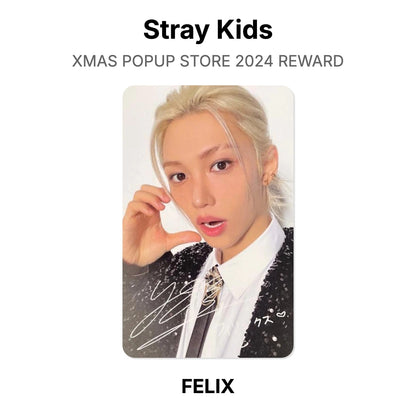 Stray Kids XMAS POPUP STORE 2024 REWARD Official Photocard