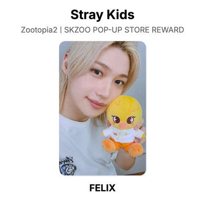 Stray Kids Zootopia2ㅣSKZOO POP-UP STORE REWARD photocard officielle