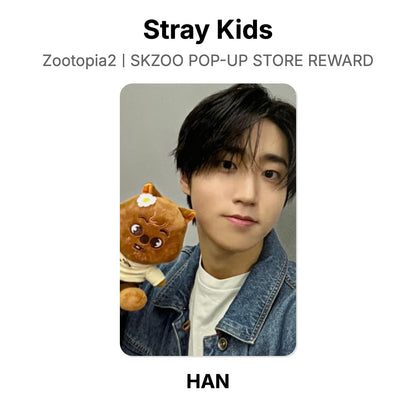 Stray Kids Zootopia2ㅣSKZOO POP-UP STORE REWARD photocard officielle