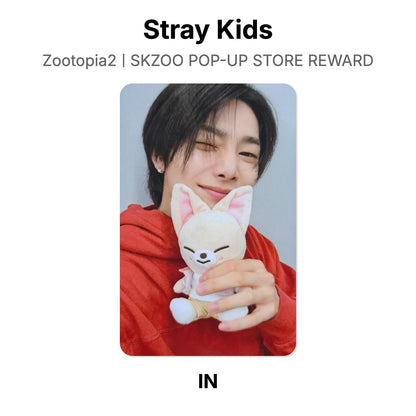 Stray Kids Zootopia2ㅣSKZOO POP-UP STORE REWARD photocard officielle
