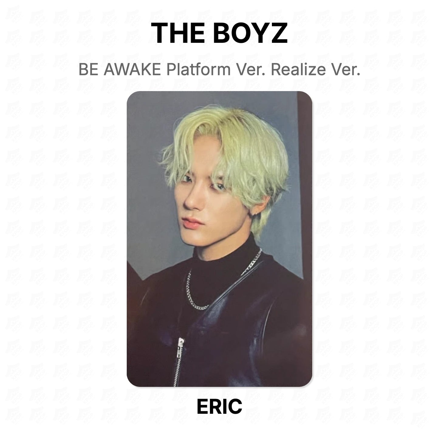 THE BOYZ BE AWAKE Platform Ver. Realize Ver. Official Photocard