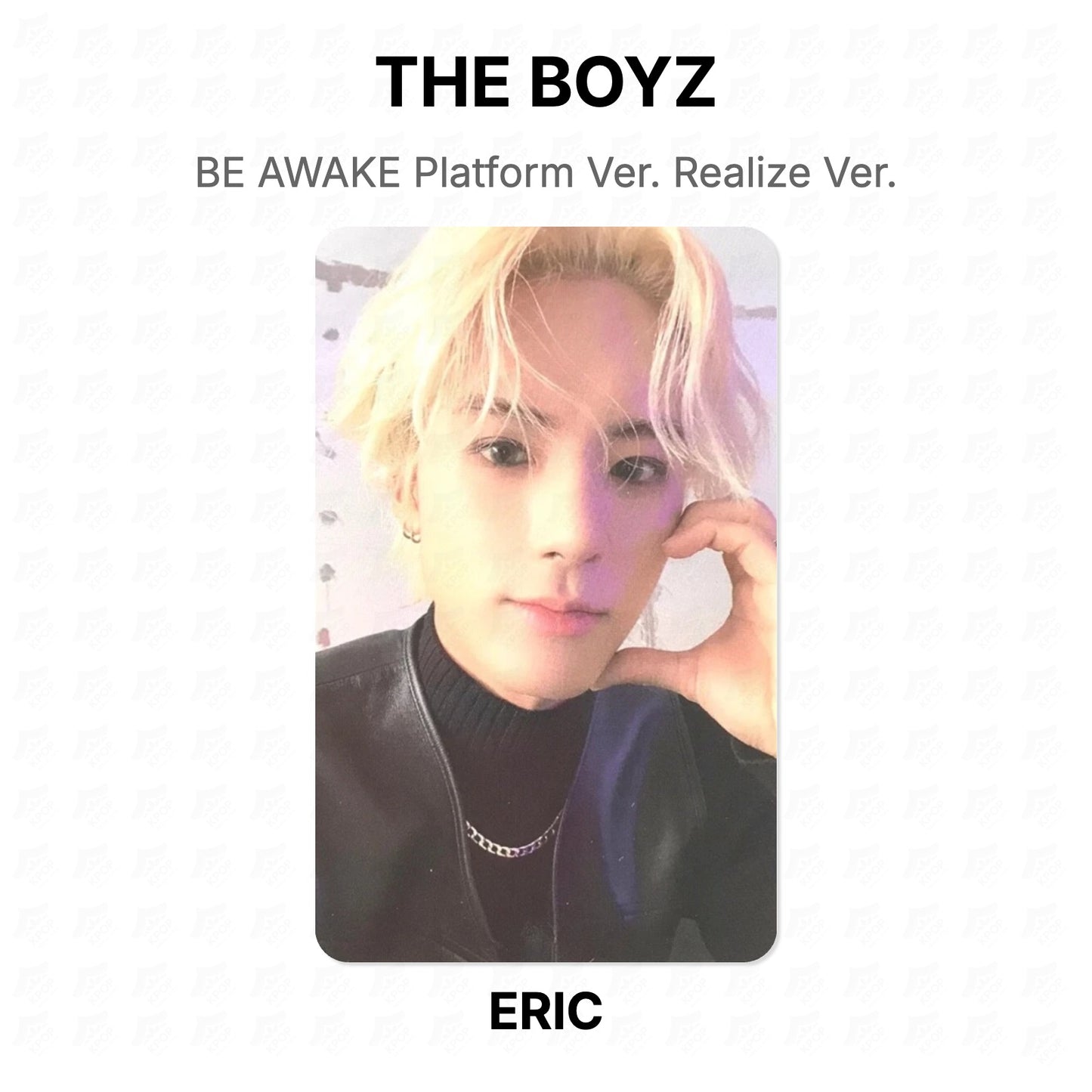 THE BOYZ BE AWAKE Platform Ver. Realize Ver. Official Photocard