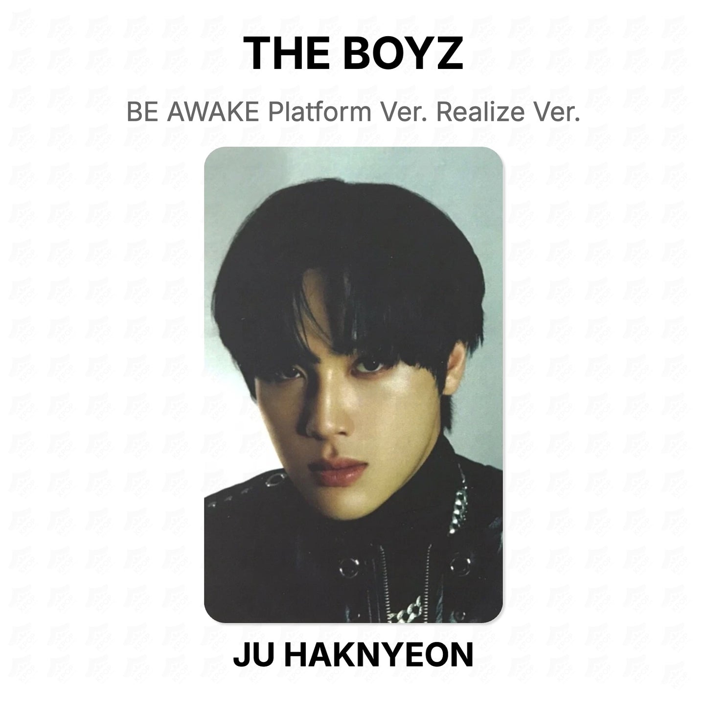 THE BOYZ BE AWAKE Platform Ver. Realize Ver. Official Photocard
