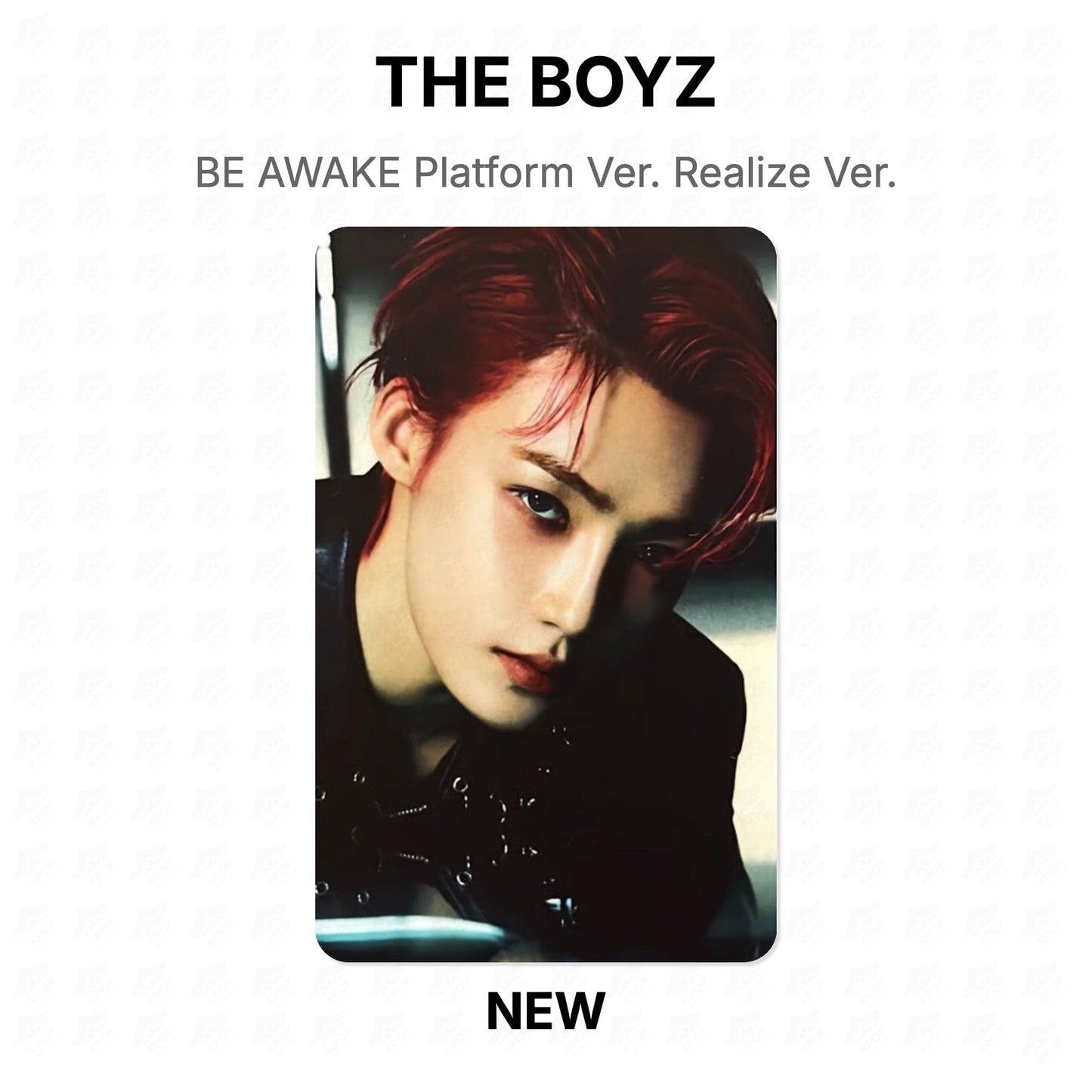 THE BOYZ BE AWAKE Platform Ver. Realize Ver. Official Photocard