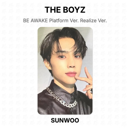 THE BOYZ BE AWAKE Platform Ver. Realize Ver. Official Photocard