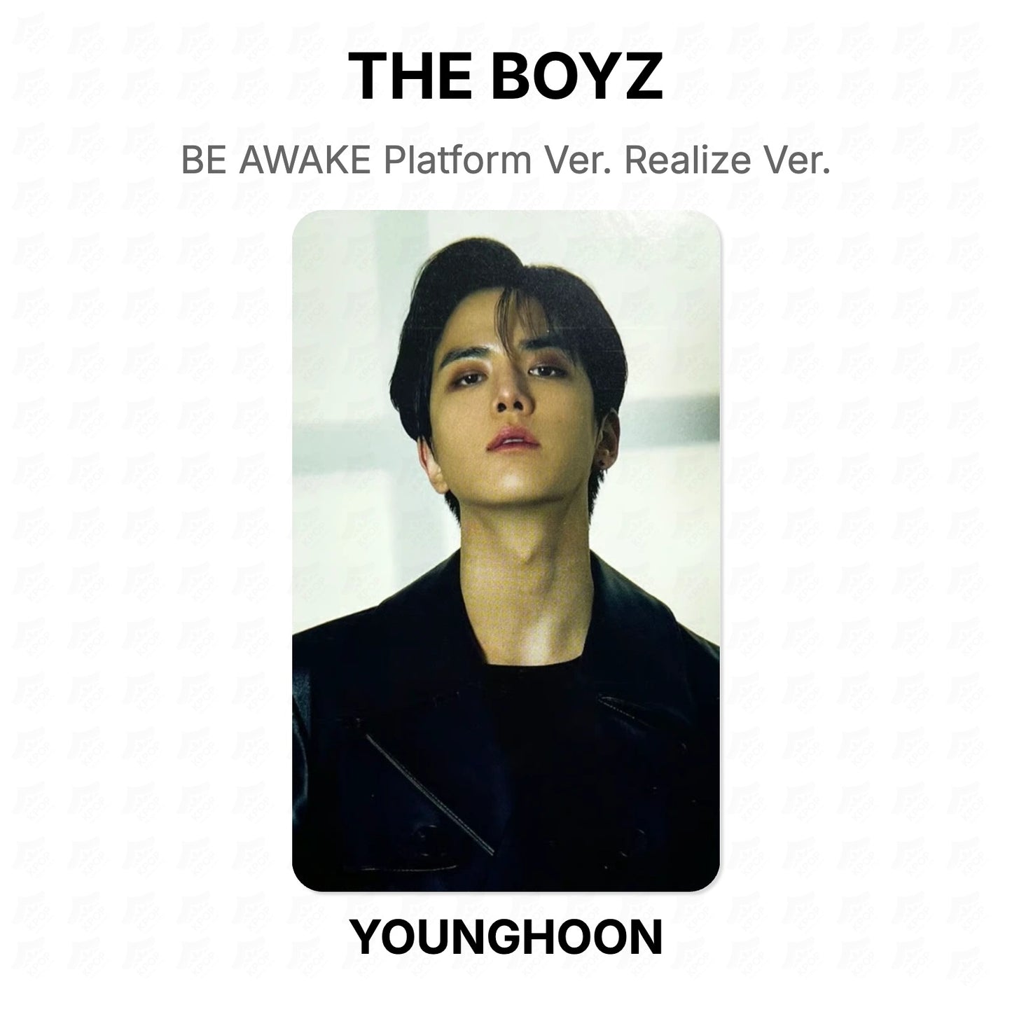 THE BOYZ BE AWAKE Platform Ver. Realize Ver. Official Photocard