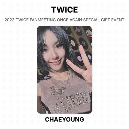 TWICE 2023 TWICE FANMEETING ONCE AGAIN SPECIAL GIFT EVENT Official Photocard