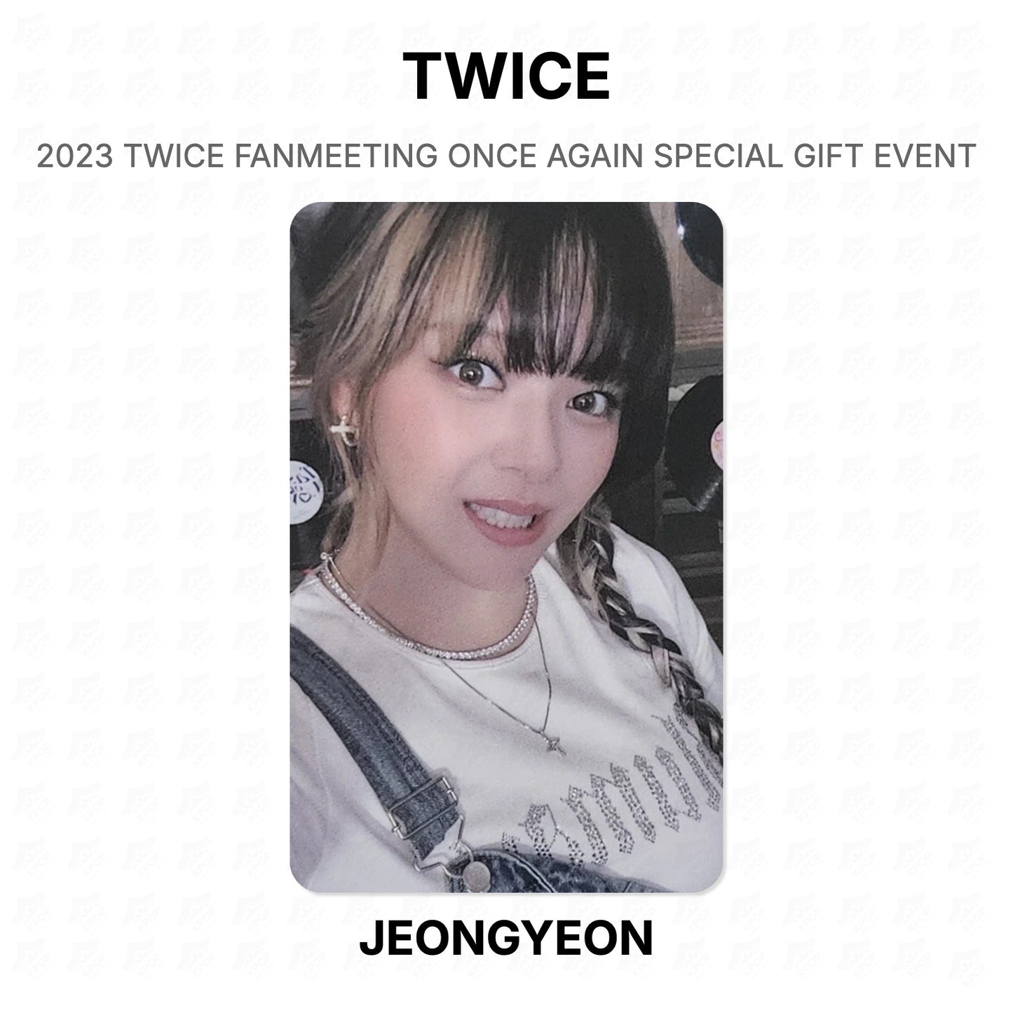 TWICE 2023 TWICE FANMEETING ONCE AGAIN SPECIAL GIFT EVENT Official Photocard