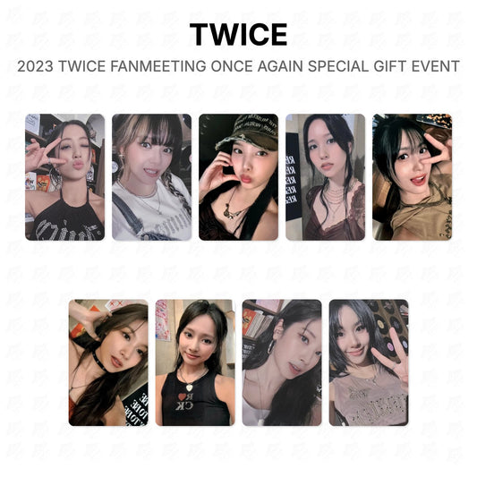 TWICE 2023 TWICE FANMEETING ONCE AGAIN SPECIAL GIFT EVENT Official Photocard