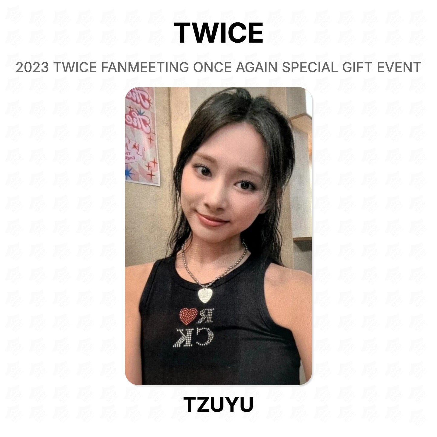 TWICE 2023 TWICE FANMEETING ONCE AGAIN SPECIAL GIFT EVENT Official Photocard