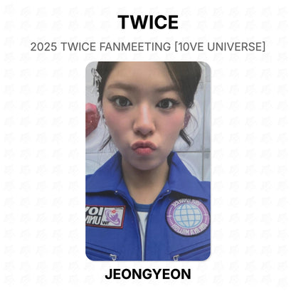 TWICE 2025 TWICE FANMEETING [10VE UNIVERSE] Official Photocard