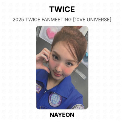 TWICE 2025 TWICE FANMEETING [10VE UNIVERSE] Official Photocard