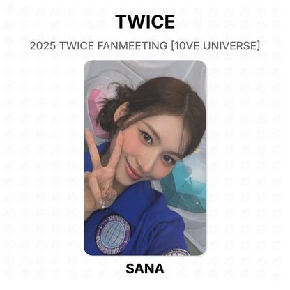 TWICE 2025 TWICE FANMEETING [10VE UNIVERSE] Official Photocard