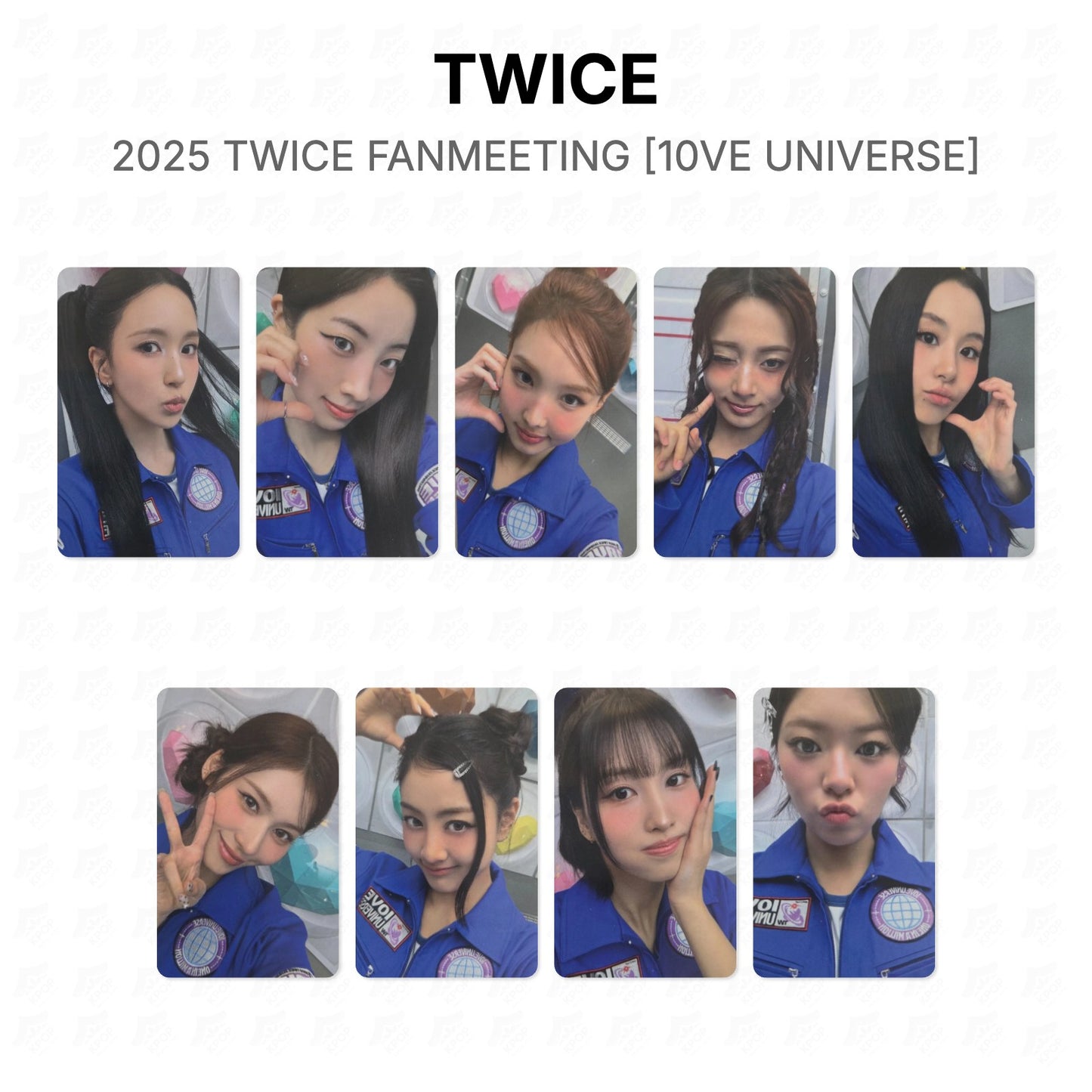 TWICE 2025 TWICE FANMEETING [10VE UNIVERSE] Official Photocard