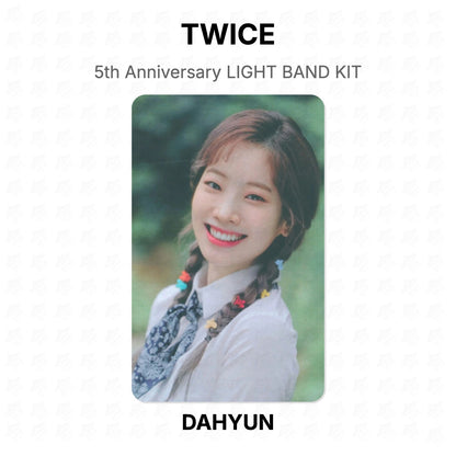 TWICE 5th Anniversary LIGHT BAND KIT Official Photocard