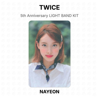 TWICE 5th Anniversary LIGHT BAND KIT Official Photocard