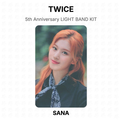 TWICE 5th Anniversary LIGHT BAND KIT Official Photocard