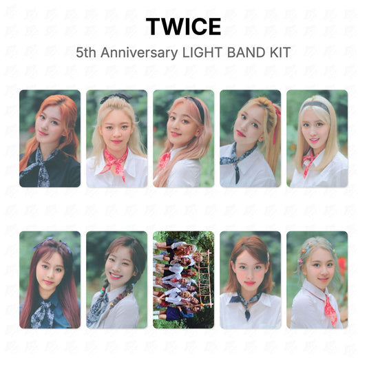 TWICE 5th Anniversary LIGHT BAND KIT Official Photocard
