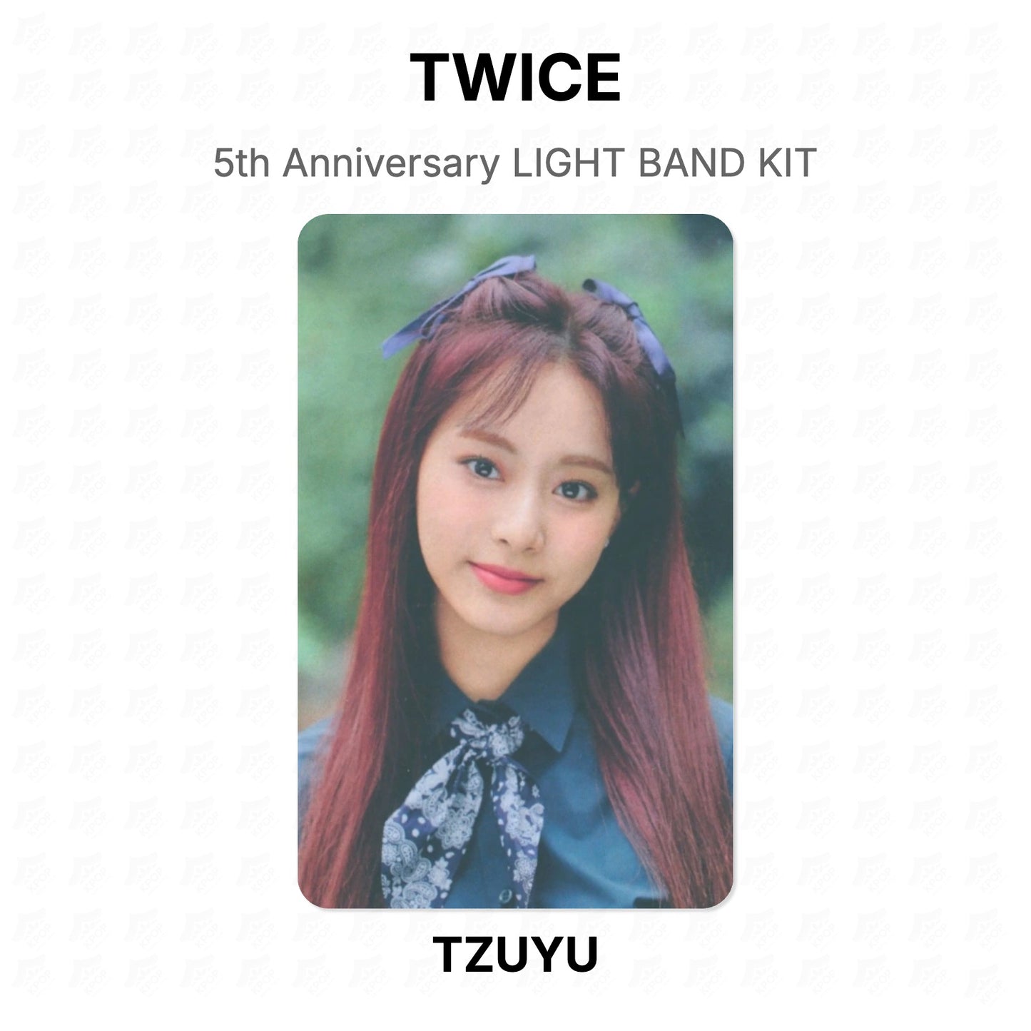 TWICE 5th Anniversary LIGHT BAND KIT Official Photocard