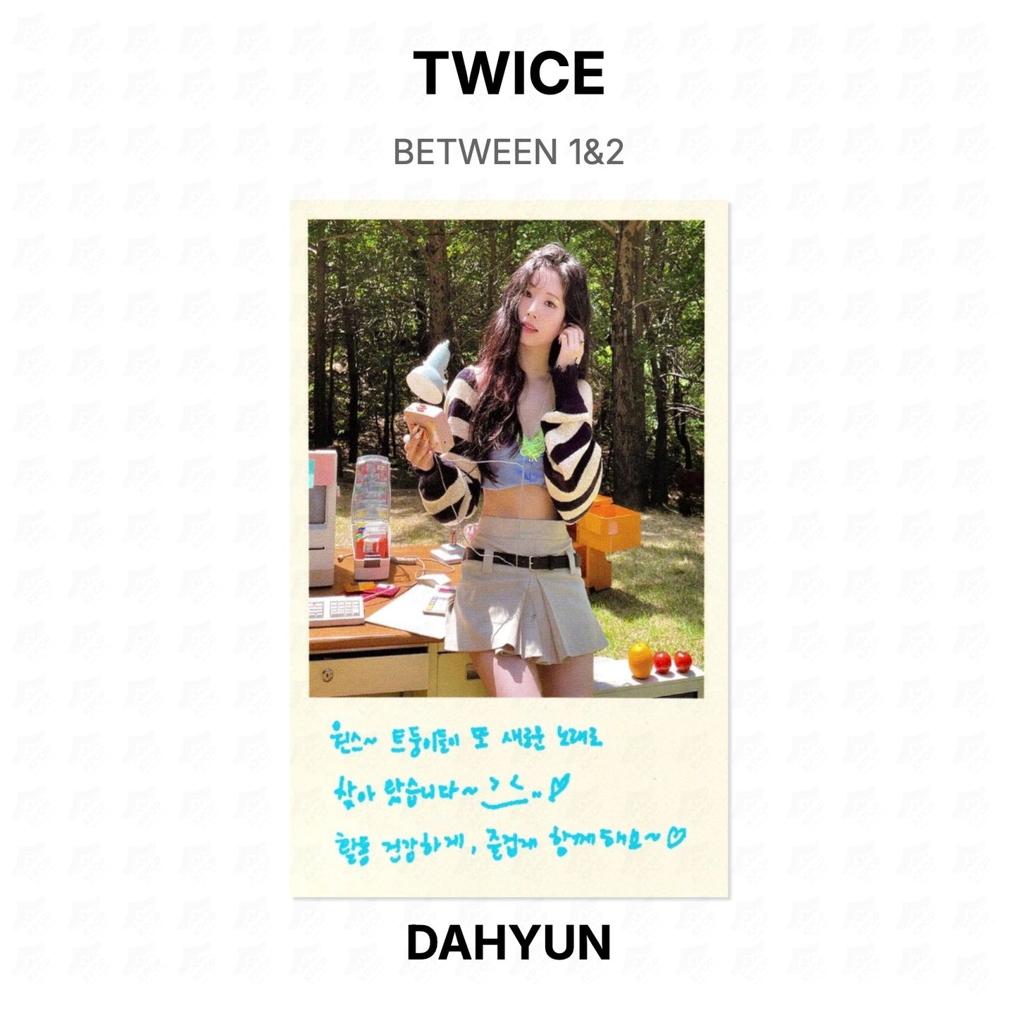 TWICE BETWEEN 1&2 Official Photocard