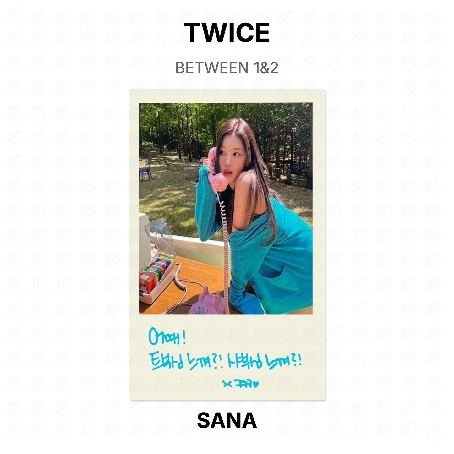 TWICE BETWEEN 1&2 Official Photocard