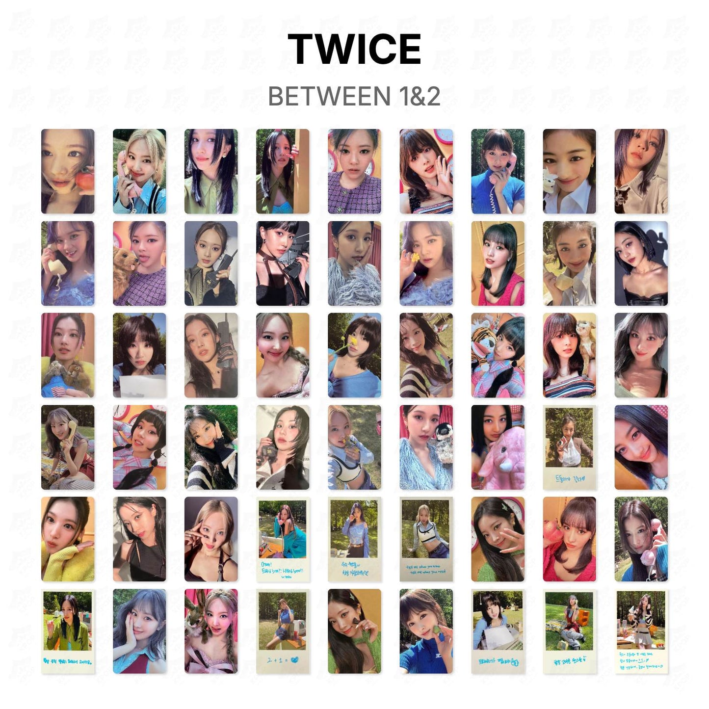 TWICE BETWEEN 1&2 Official Photocard