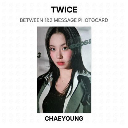 TWICE BETWEEN 1&2 MESSAGE PHOTOCARD Official Photocard