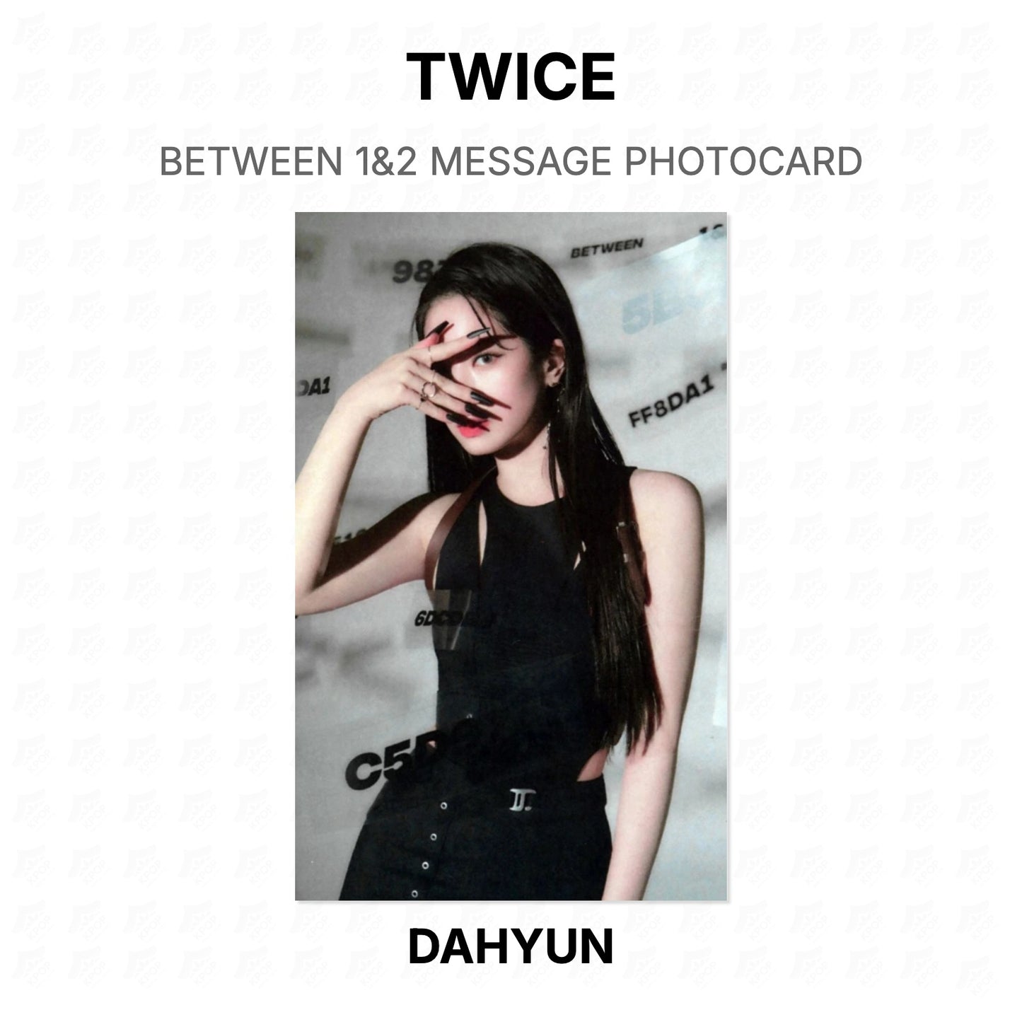 TWICE BETWEEN 1&2 MESSAGE PHOTOCARD Official Photocard