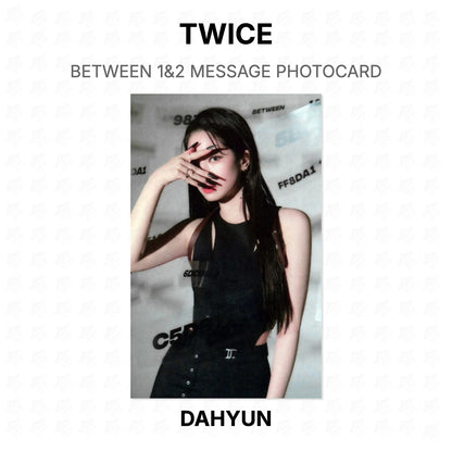 TWICE BETWEEN 1&2 MESSAGE PHOTOCARD Official Photocard