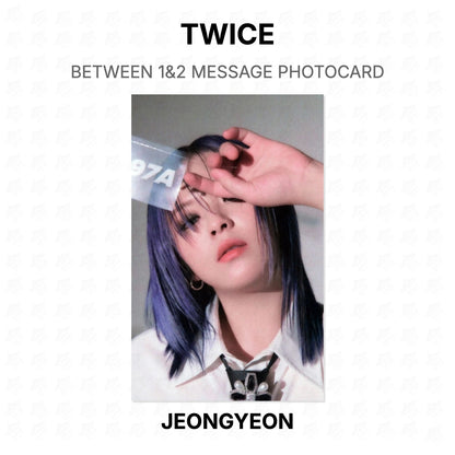 TWICE BETWEEN 1&2 MESSAGE PHOTOCARD Official Photocard