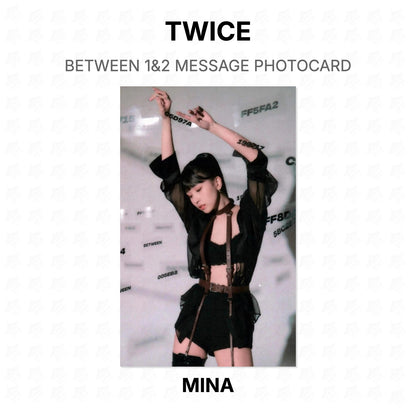 TWICE BETWEEN 1&2 MESSAGE PHOTOCARD Official Photocard