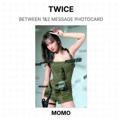 TWICE BETWEEN 1&2 MESSAGE PHOTOCARD Official Photocard