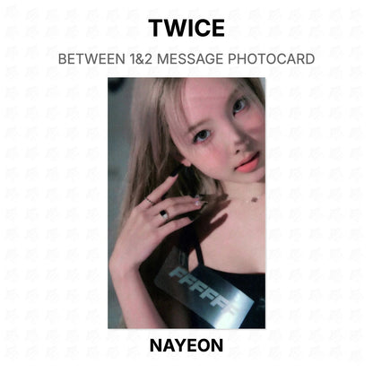 TWICE BETWEEN 1&2 MESSAGE PHOTOCARD Official Photocard