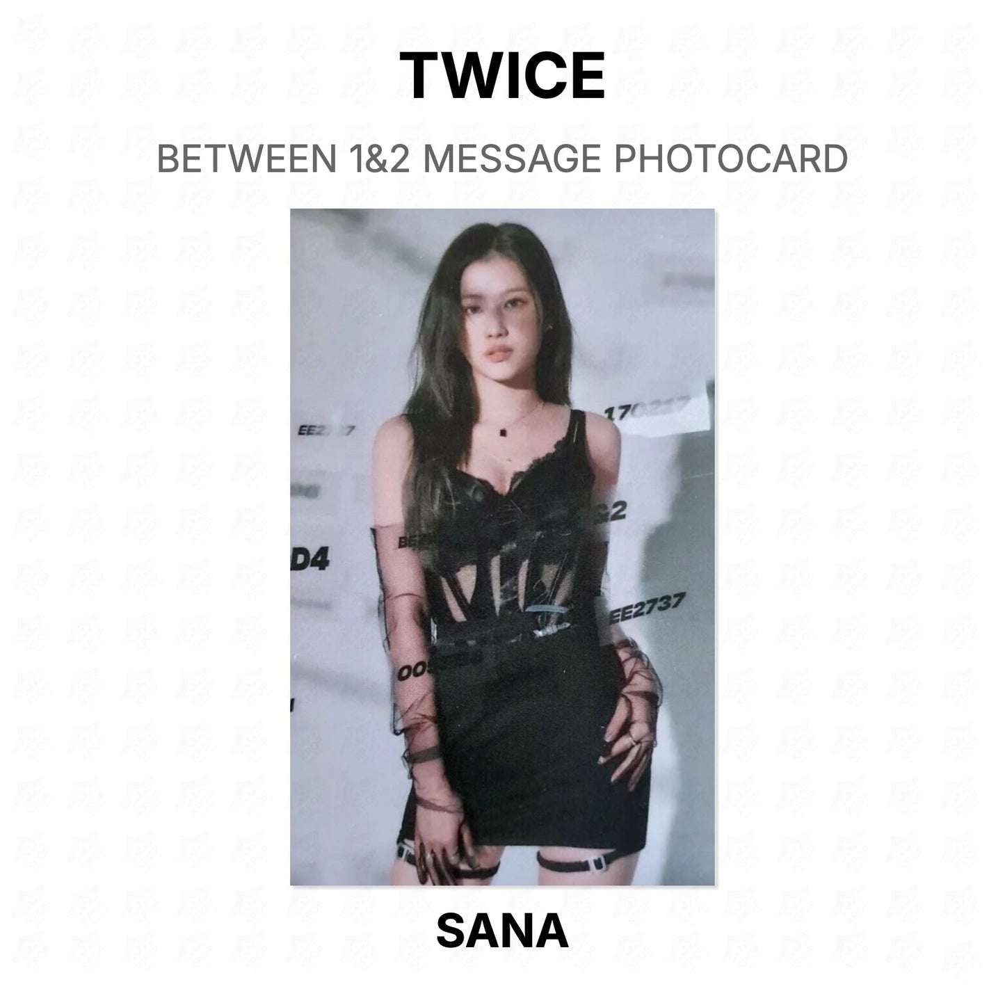TWICE BETWEEN 1&2 MESSAGE PHOTOCARD Official Photocard
