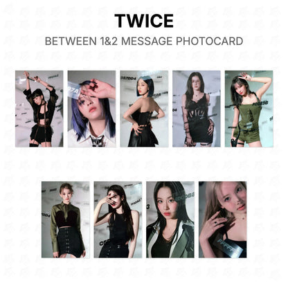 TWICE BETWEEN 1&2 MESSAGE PHOTOCARD Official Photocard