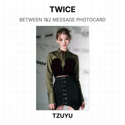 TWICE BETWEEN 1&2 MESSAGE PHOTOCARD Official Photocard
