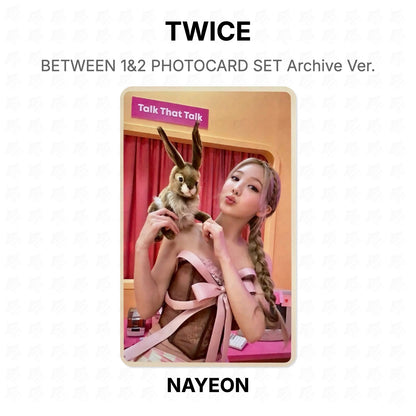 TWICE BETWEEN 1&2 PHOTOCARD SET Archive Ver. Official Photocard