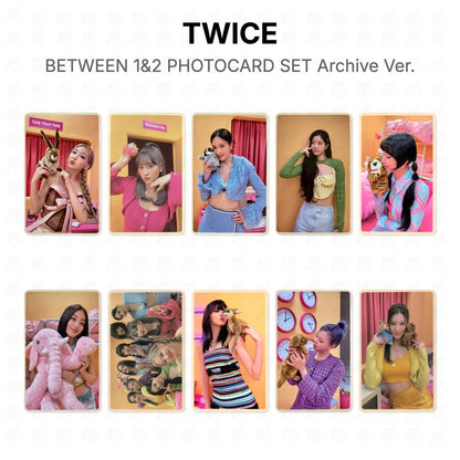 TWICE BETWEEN 1&2 PHOTOCARD SET Archive Ver. Official Photocard