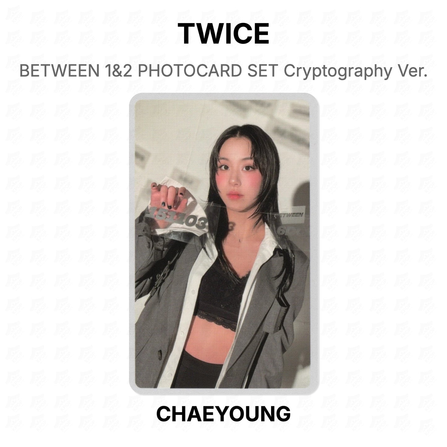 TWICE BETWEEN 1&2 PHOTOCARD SET Cryptography Ver. Official Photocard