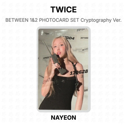 TWICE BETWEEN 1&2 PHOTOCARD SET Cryptography Ver. Official Photocard
